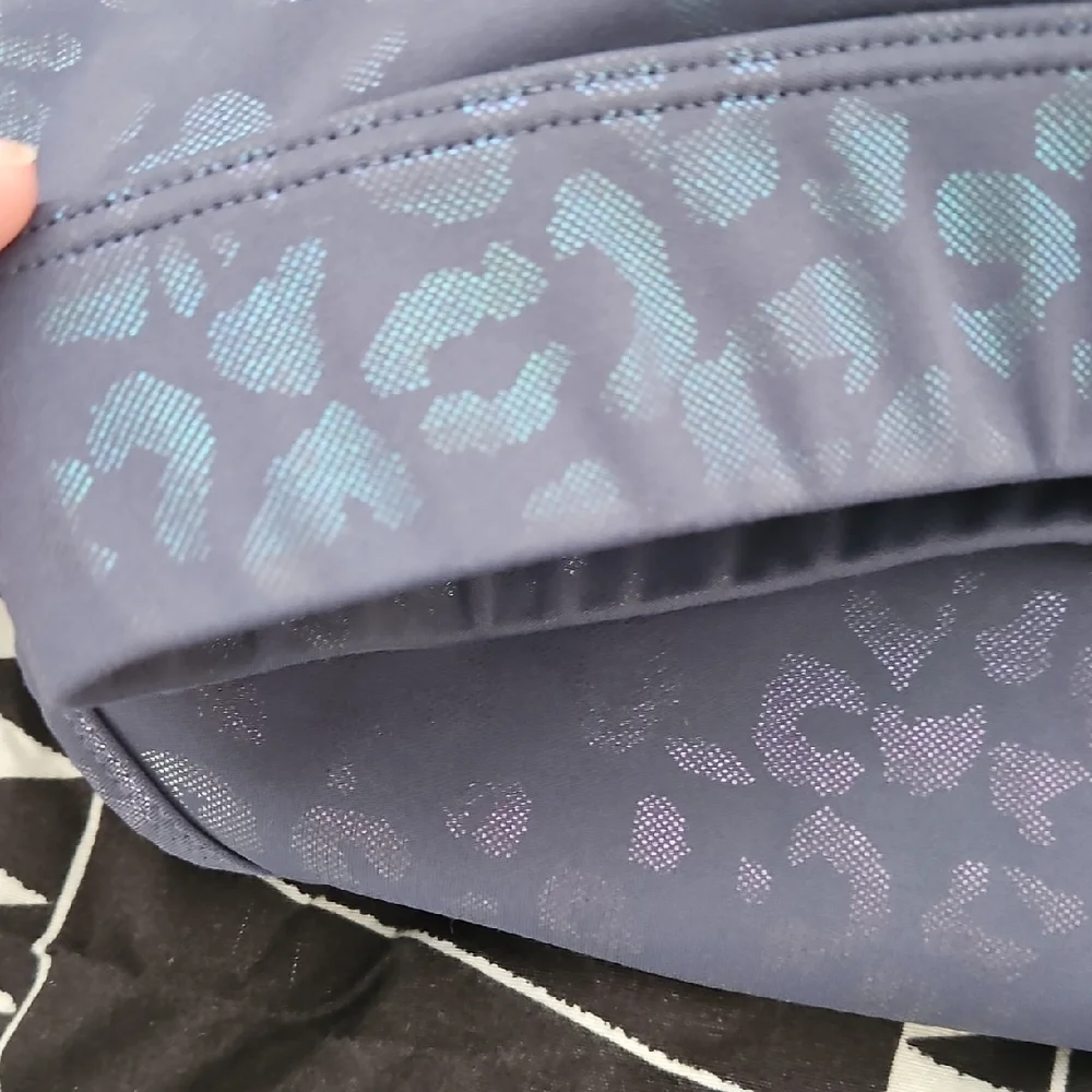 ZYIA Iridescent Leopard Sports Bra - Blue - Picture 5 of 5